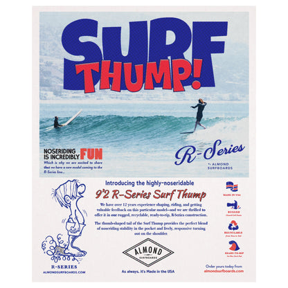 9'2 R-Series | Surf Thump Longboard Surfboard