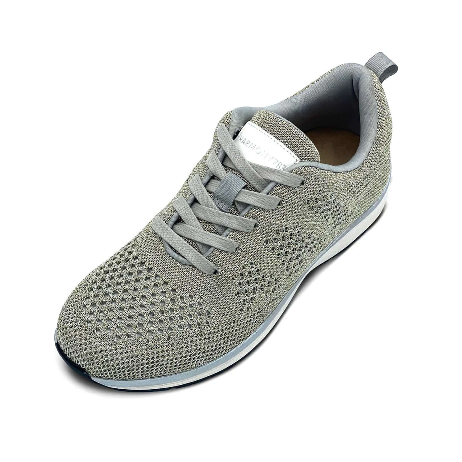 Pamela Lace-Up Grounding Shoes • Platinum Knit