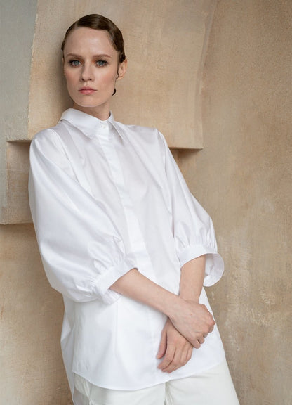 Prima Italian Design White Shirt Organic Cotton