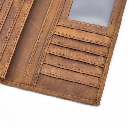 The Pathfinder Bifold Wallet | Genuine Leather Pocket Book