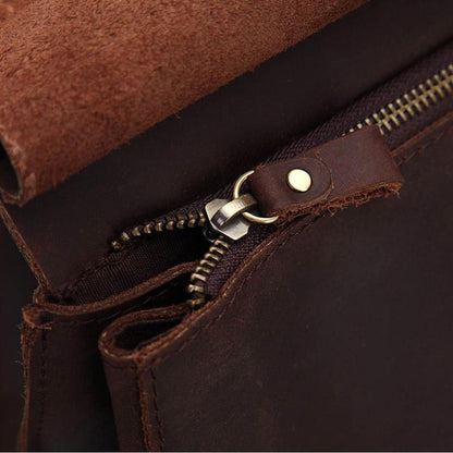 The Gyda Backpack | Vintage Leather Travel Backpack