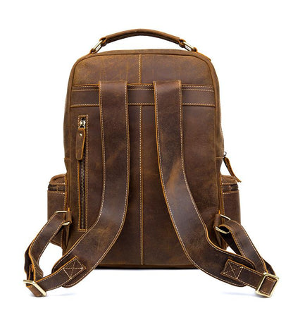 The Langley Backpack | Genuine Vintage Leather Backpack