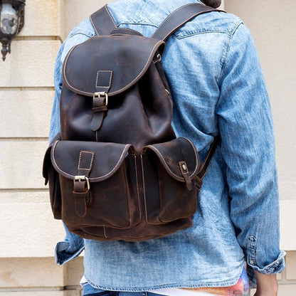 The Asmund Backpack | Genuine Leather Rucksack