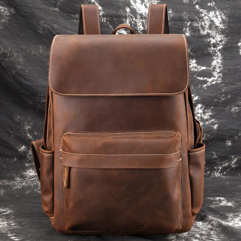 The Helka Backpack | Genuine Vintage Leather Backpack