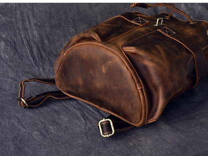 The Olaf Rucksack | Vintage Leather Travel Backpack