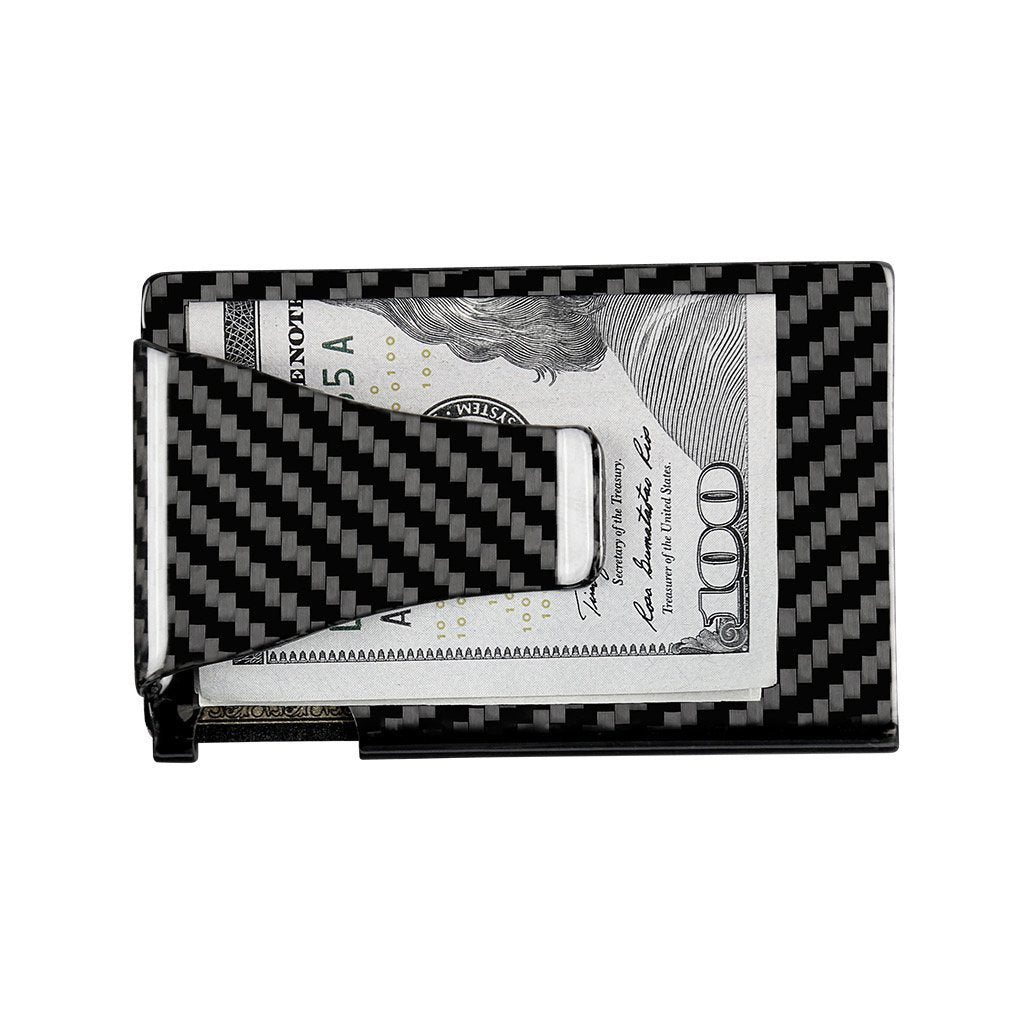 Real Carbon Fiber Cash & Card Slim Wallet