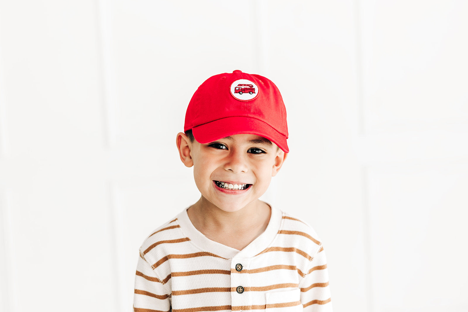 Firetruck Patch Baseball Hat
