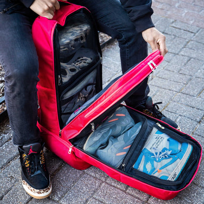 Red Polyester Signature Bag