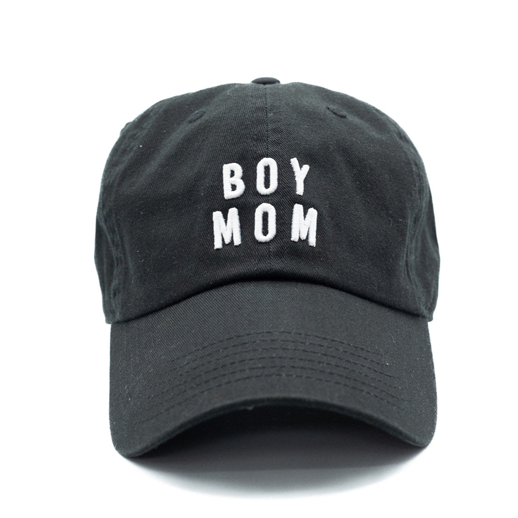 Boy Mom Hat in Black