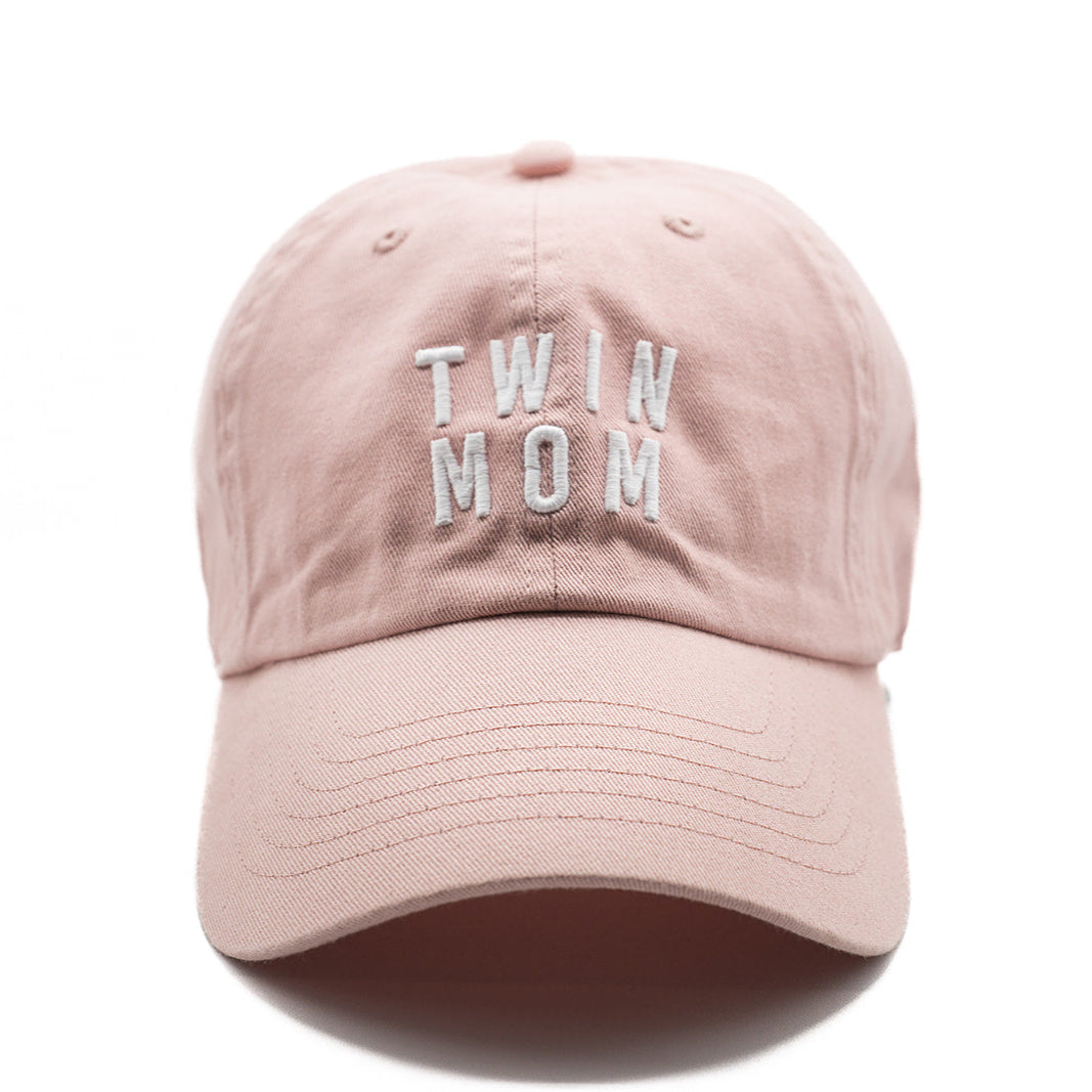 Dusty Rose Twin Mom Hat