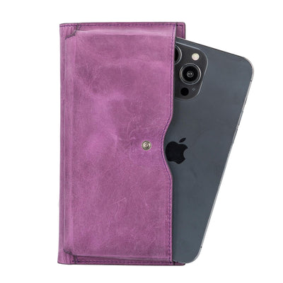 Riverton Women's Leather Wallet with Cell Phone Section