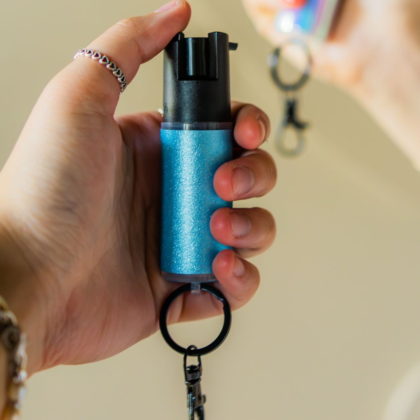 Pepper Spray + Keychain