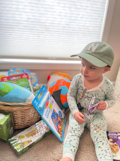 Dusty Sage Letter Baseball Hat