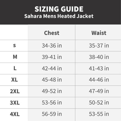 Sahara Men's Heated Jacket