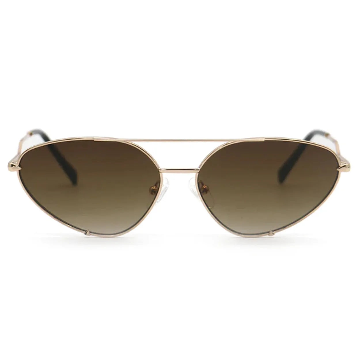 Lucky Star Sunglasses - Faded Brown & Gold