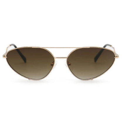 Lucky Star Sunglasses - Faded Brown & Gold