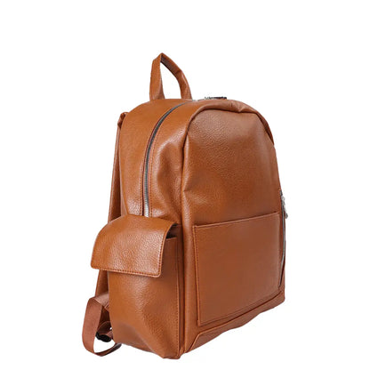 Vegan Leather Mini Backpack