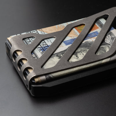 SK1 SLIDE KICK WALLET WITH TITANIUM MONEY CLIP