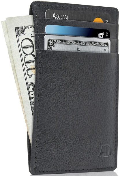 Leather RFID Minimalist Card Holder