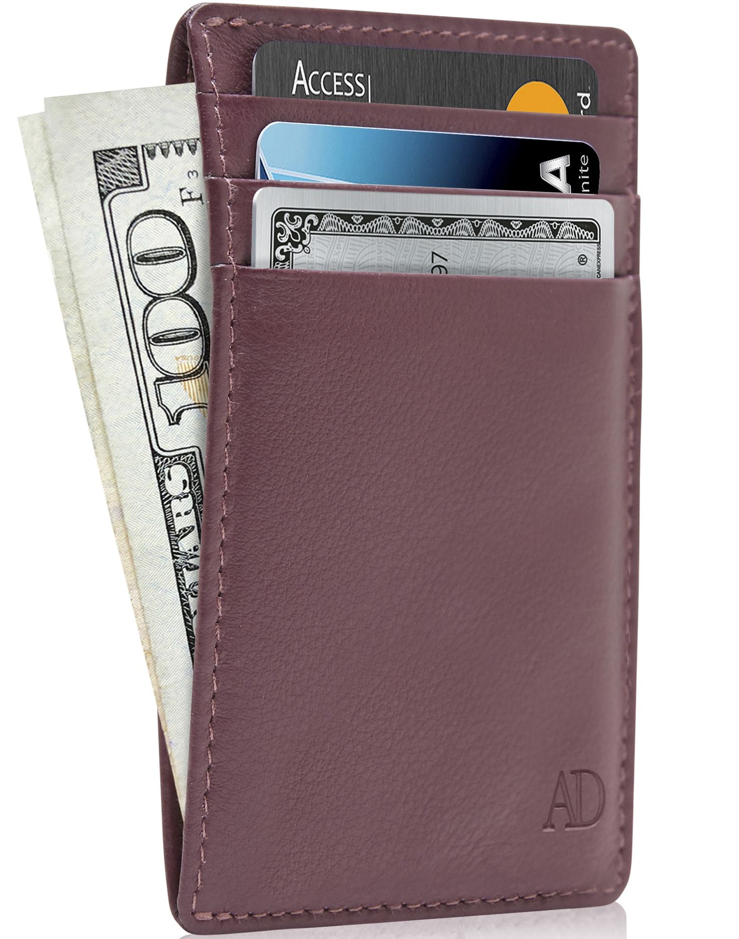 Leather RFID Minimalist Card Holder