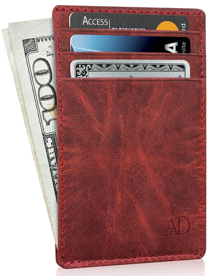 Leather RFID Minimalist Card Holder