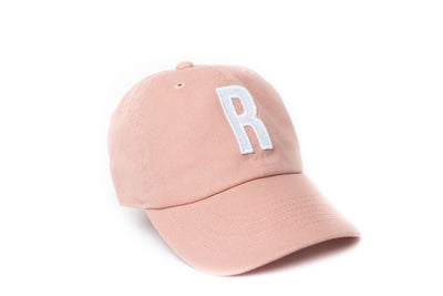 Dusty Rose Letter Baseball Hat