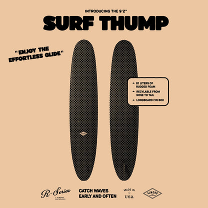 9'2 R-Series | Surf Thump Longboard Surfboard