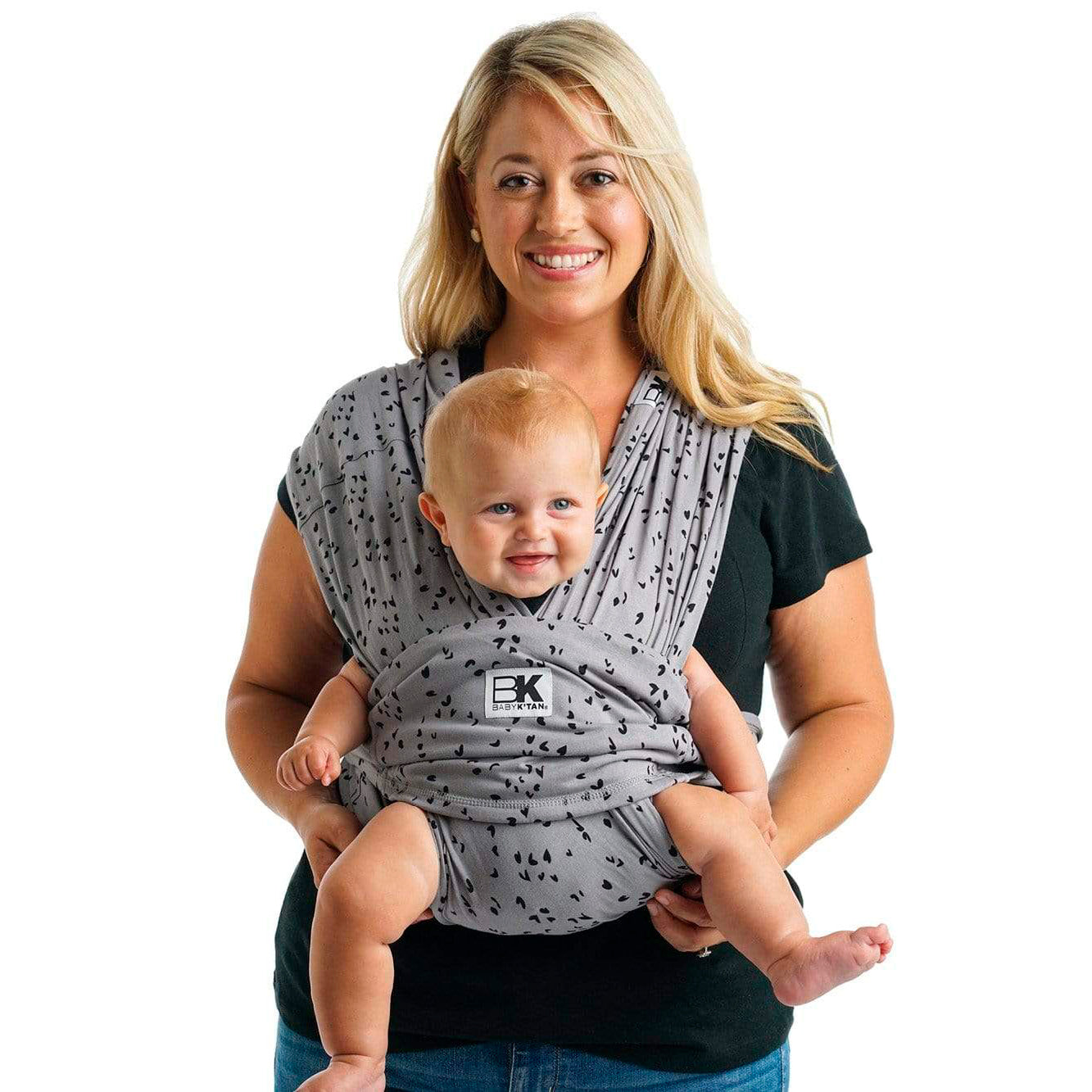 Baby K'tan Print Baby Carrier | Sweetheart Black