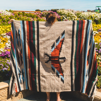 Southwest Mexican Thunderbird Blanket