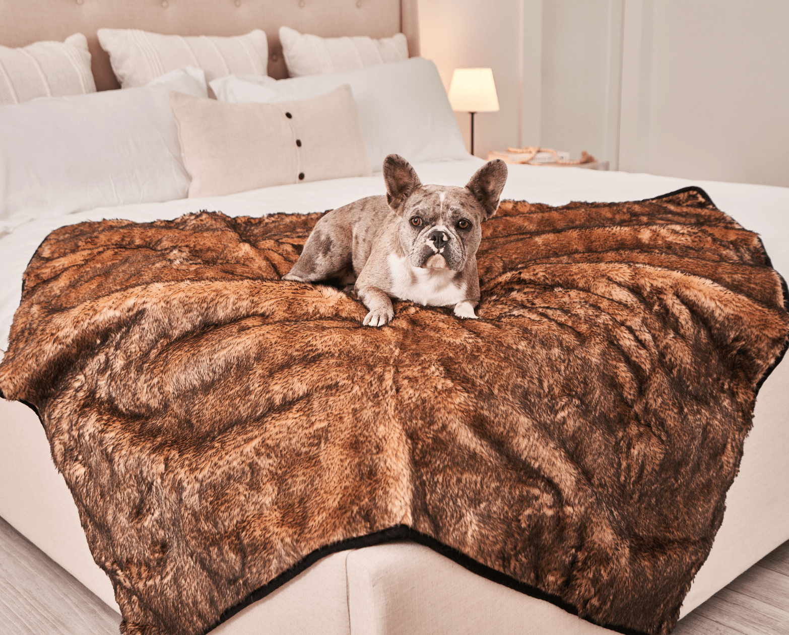 PupProtector™ Short Fur Waterproof Throw Blanket - Sable Tan