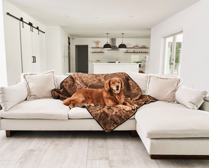 PupProtector™ Short Fur Waterproof Throw Blanket - Sable Tan