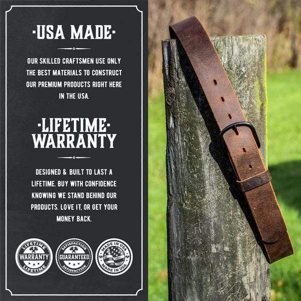 The Bootlegger Leather Belt