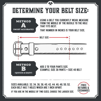 The Foreman Leather Belt