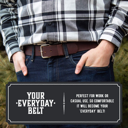 The Journeyman Leather Belt