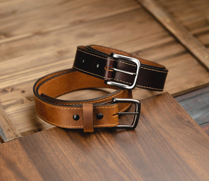 The Outrider Leather Belt