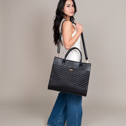 Monaco Tote Bag | Ebony Black