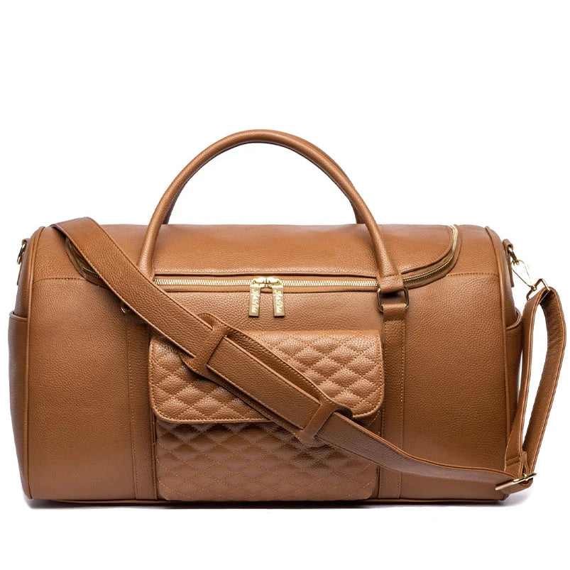 Monaco Travel Bag | Caramel Brown