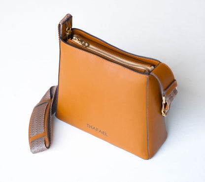 Thafael Crossbody Travel Bag – Anti-Theft, Vegan Cactus Leather (Limited Edition)