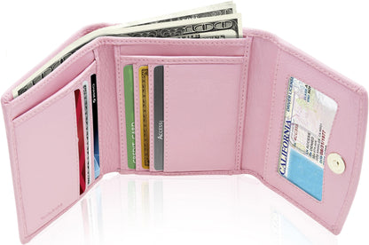 Trifold Coin Wallet with ID Window