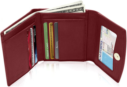 Trifold Coin Wallet with ID Window