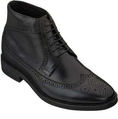 S27001 - 3.2 Inches Taller (Black) - Lightweight Men's Boots