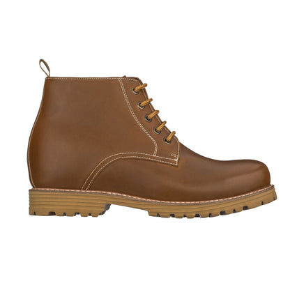 S8751 - 3.4 Inches Taller (Brown) - Men's Boots