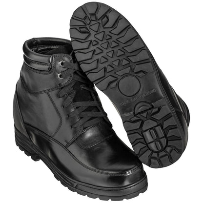 K881801 - Military-Style Leather Men's Boots - 5.2 Inches