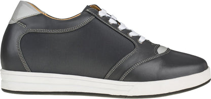 A5327 - 3.2 Inches Taller (Grey) - Men's Sneakers