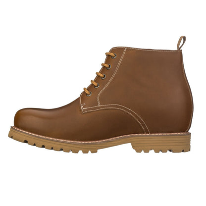 S8751 - 3.4 Inches Taller (Brown) - Men's Boots