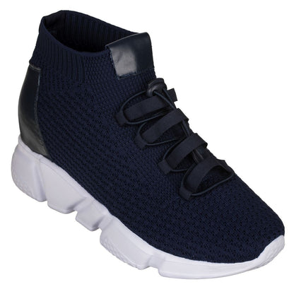 H1722 - 3.2 Inches Taller (Dark Blue) - Ultra Lightweight Men's Sneakers
