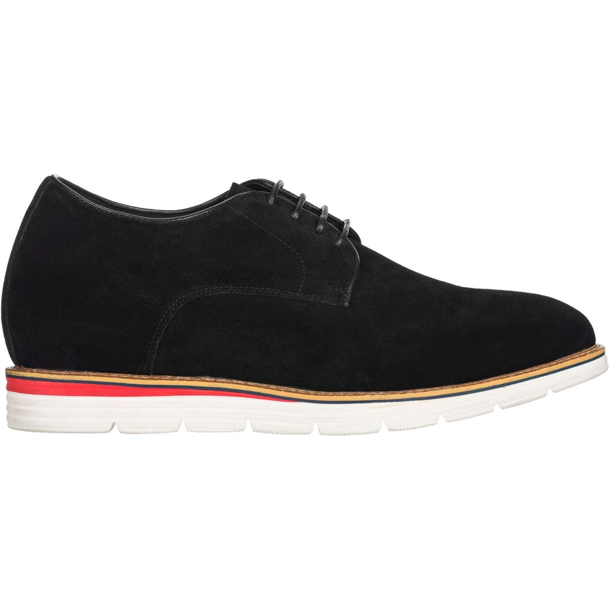 Y4222 - Men's Shoes 3.2 Inches Taller (Nubuck Black)