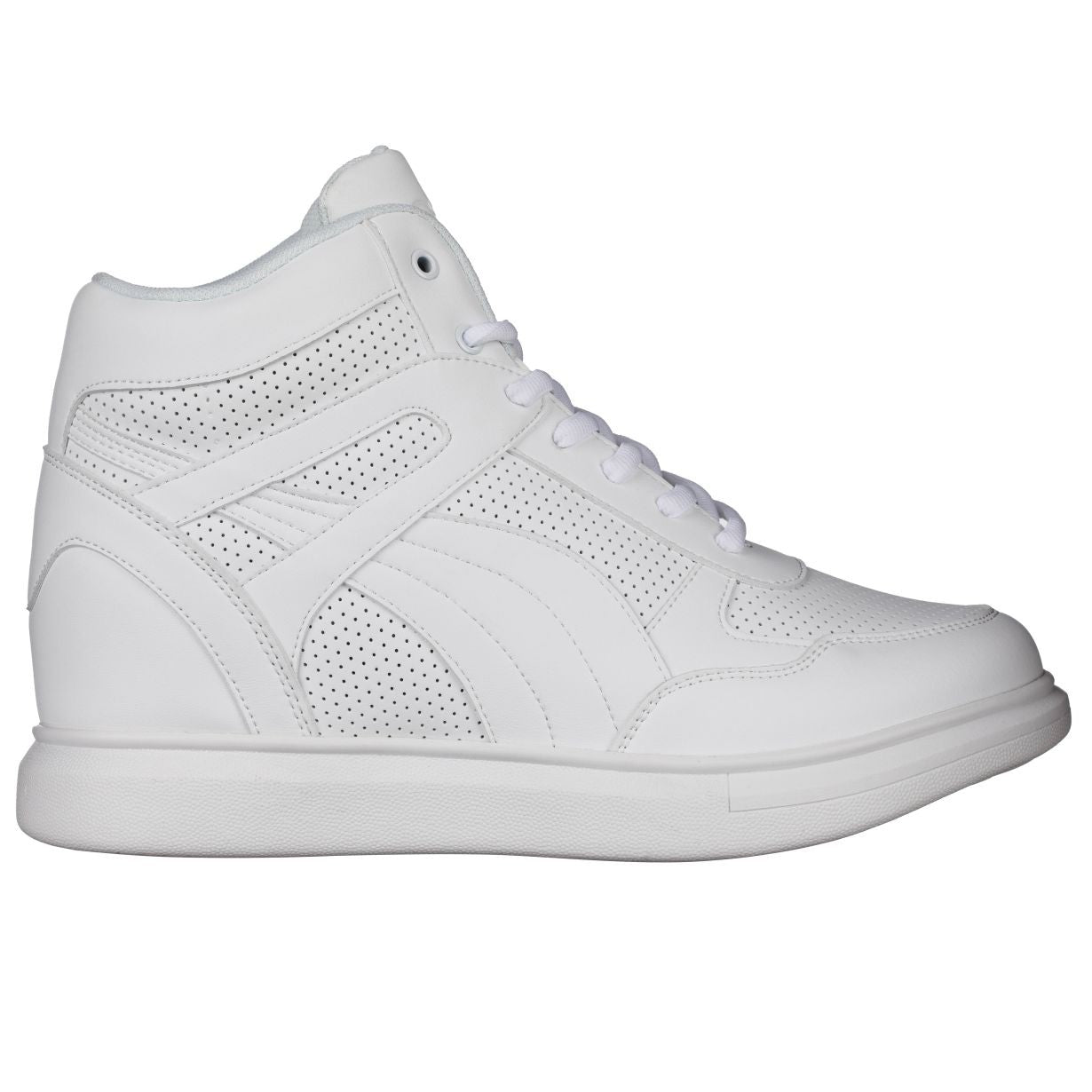 H71904 - 3.8 Inches Taller (White) - Men's Sneakers