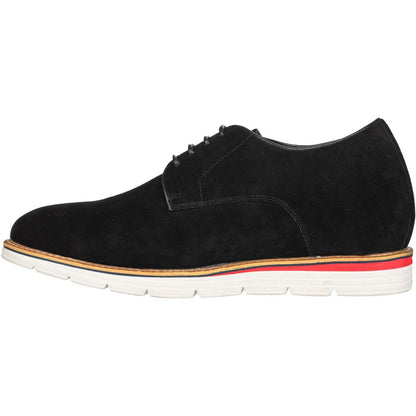 Y4222 - 3.2 Inches Taller (Nubuck Black) - Men's Shoes