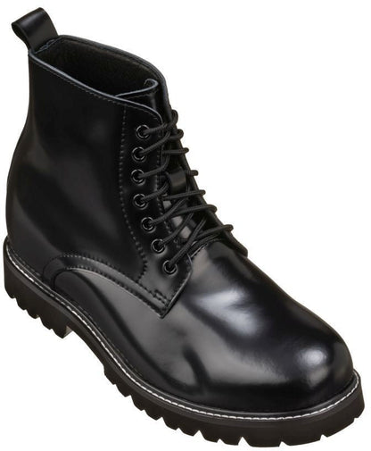 K8710 - 3.3 Inches Taller (Black) - Men's Boots